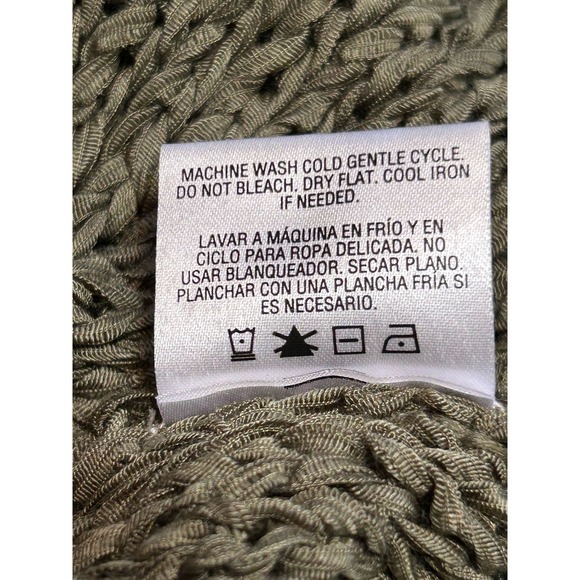 Canyon River Blues Women’s Olive Green Bohemian Festival Open Fringe Vest XL - Picture 7 of 9